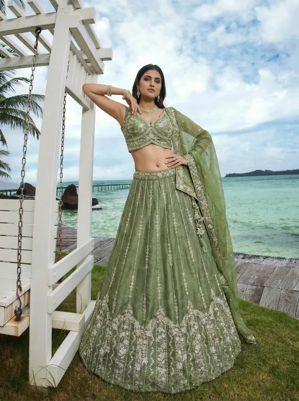 Sage_Green_Embroidered_Lehenga_Choli_Set_for_Women
