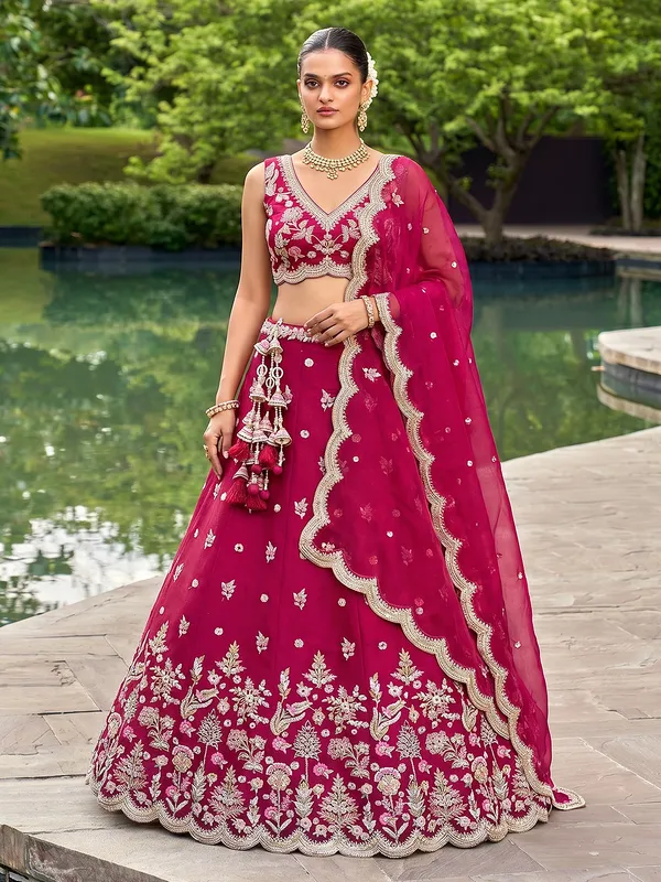 Magenta_Embroidered_Lehenga_Choli_for_Women