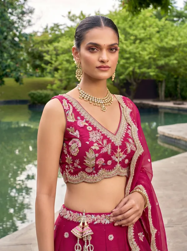 Magenta_Embroidered_Lehenga_Choli_for_Women