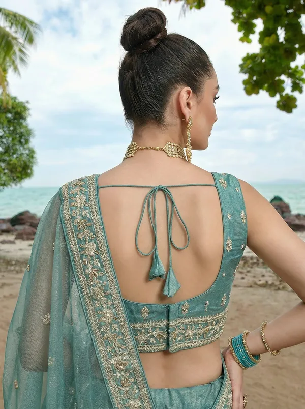 Sea_Green_Embroidered_Lehenga_Choli_Set_for_Women