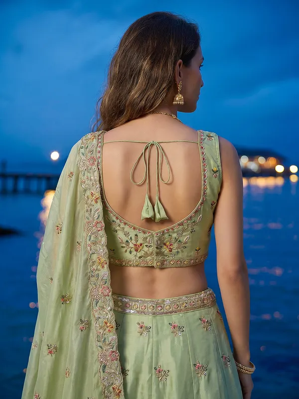Green_Embroidered_Flared_Lehenga_Choli_Set_for_Women