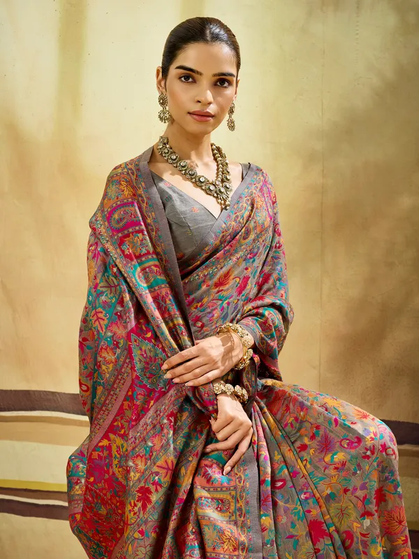 Multicolor_Printed_Saree_for_Women