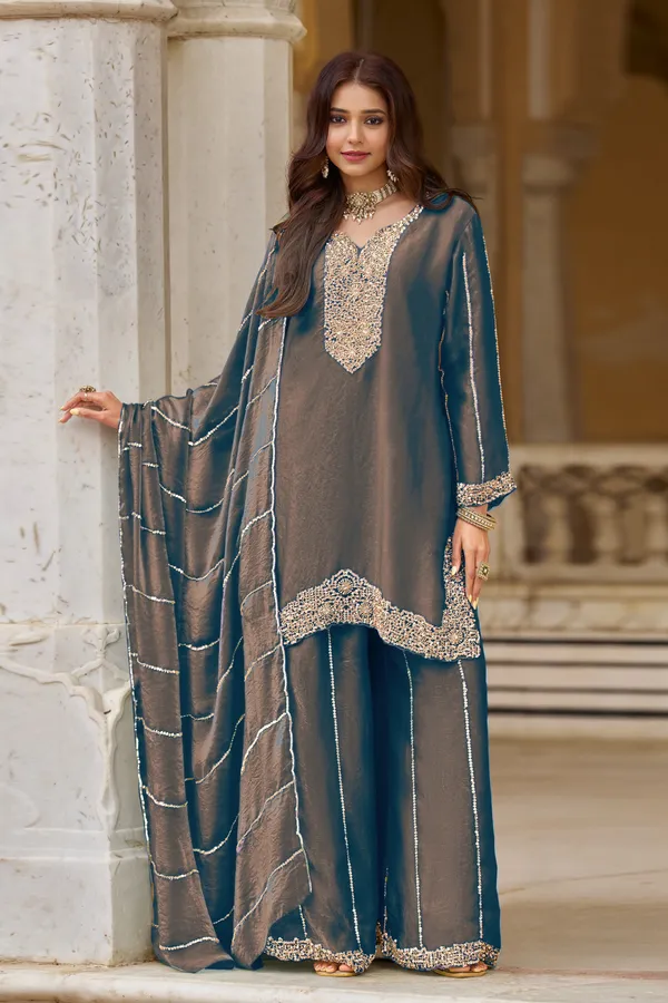 Teal_Embroidered_Ethnic_Suit_Set_for_Women