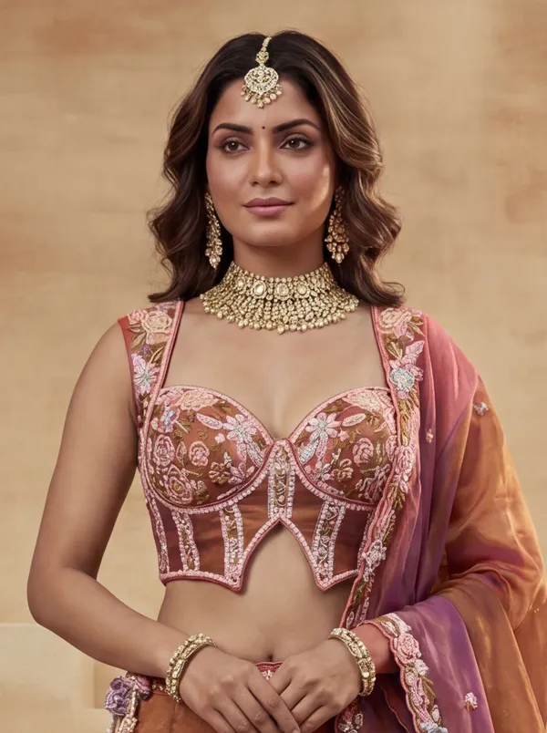 Brown_Embroidered_Flared_Lehenga_Set_for_Women
