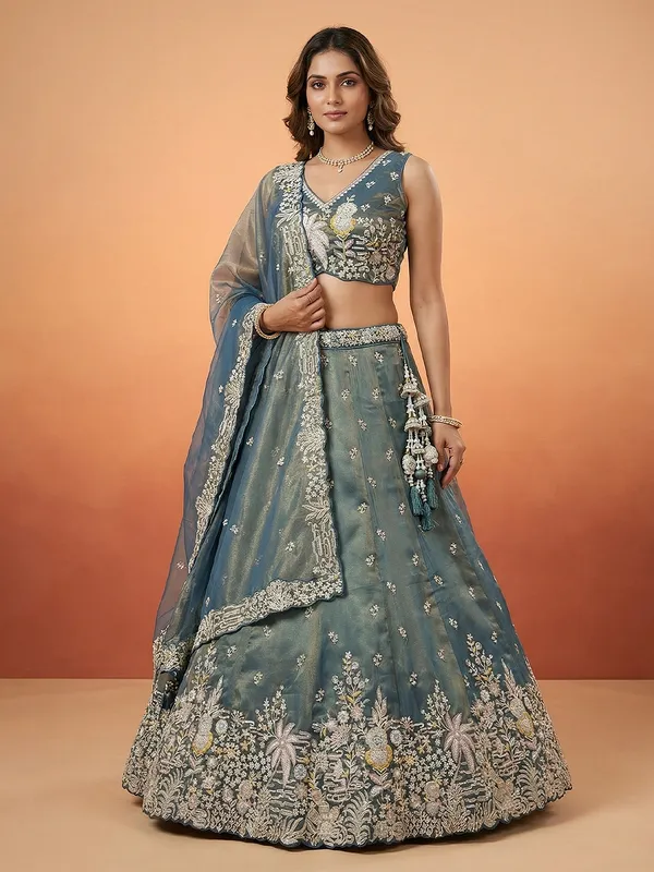 Blue_Grey_Embroidered_Lehenga_Choli_Set_for_Women