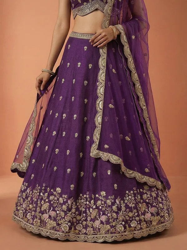 Purple_Embroidered_Lehenga_Choli_Set_for_Women