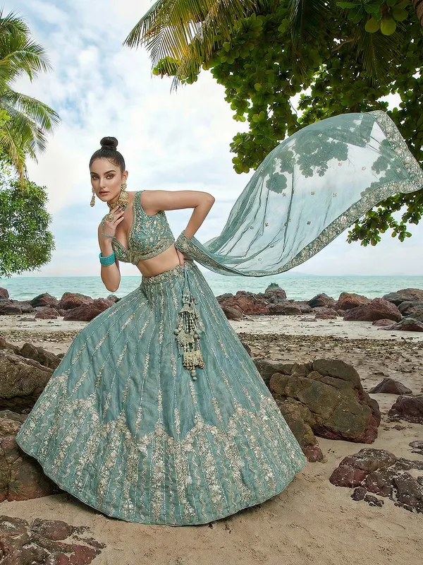 Sea_Green_Embroidered_Lehenga_Choli_for_Women