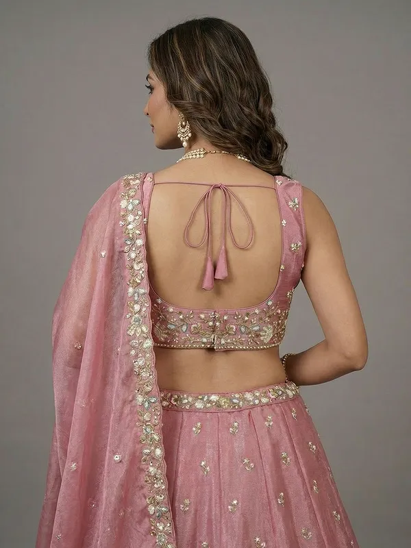 Pink_Embellished_Lehenga_Choli_Set_for_Women