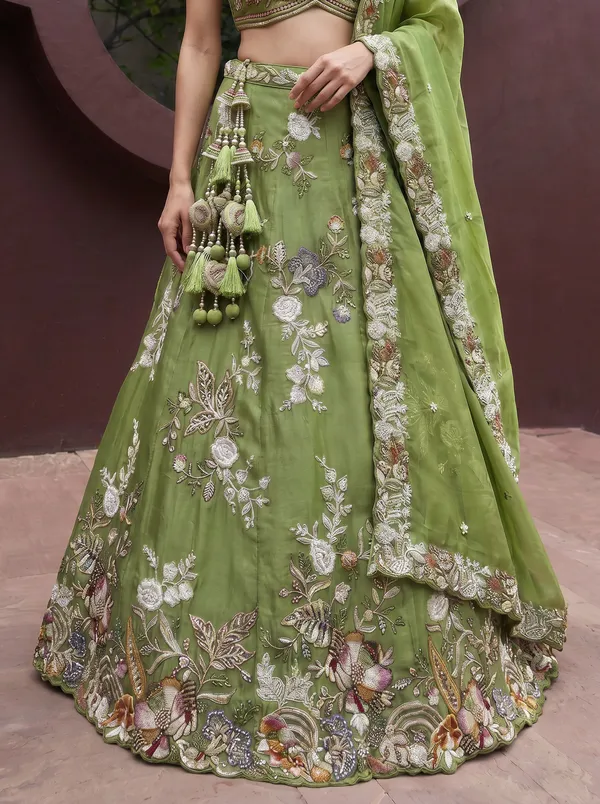 Green_Embroidered_Lehenga_Choli_for_Women