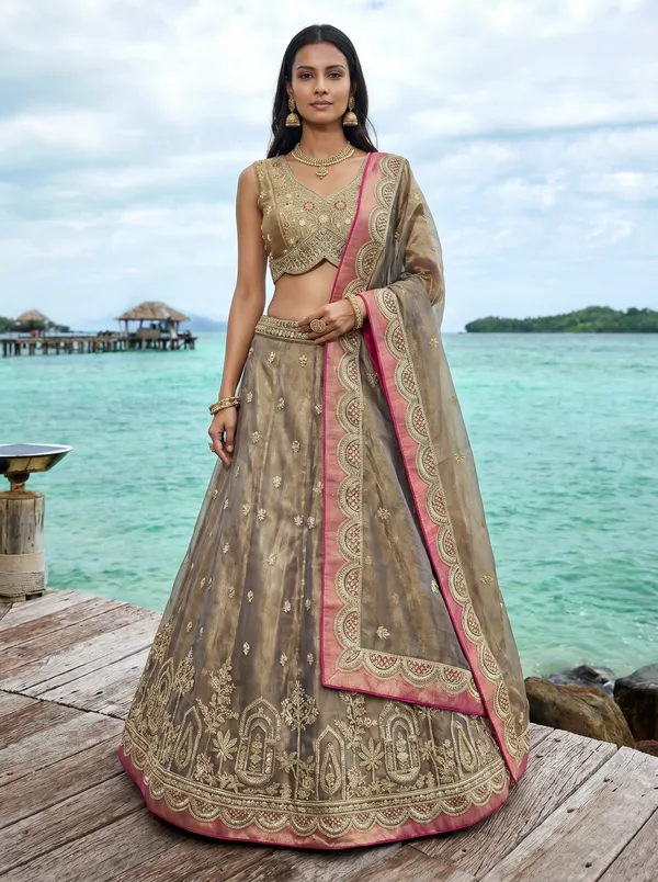 Beige_Embroidered_Lehenga_Choli_Set_for_Women