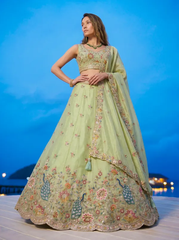 Green_Embroidered_Flared_Lehenga_Choli_Set_for_Women
