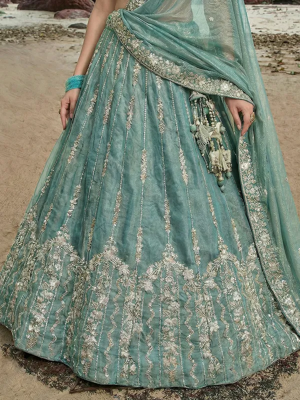 Sea_Green_Embroidered_Lehenga_Choli_for_Women