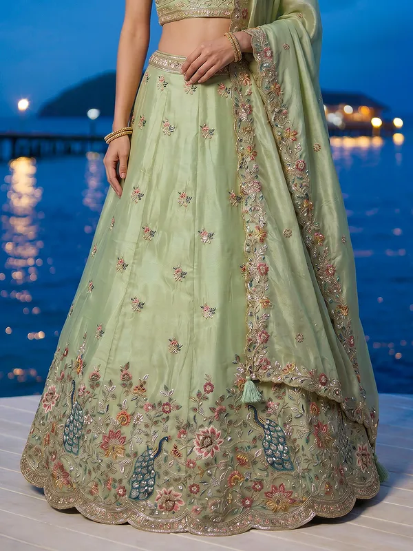 Green_Embroidered_Flared_Lehenga_Choli_Set_for_Women