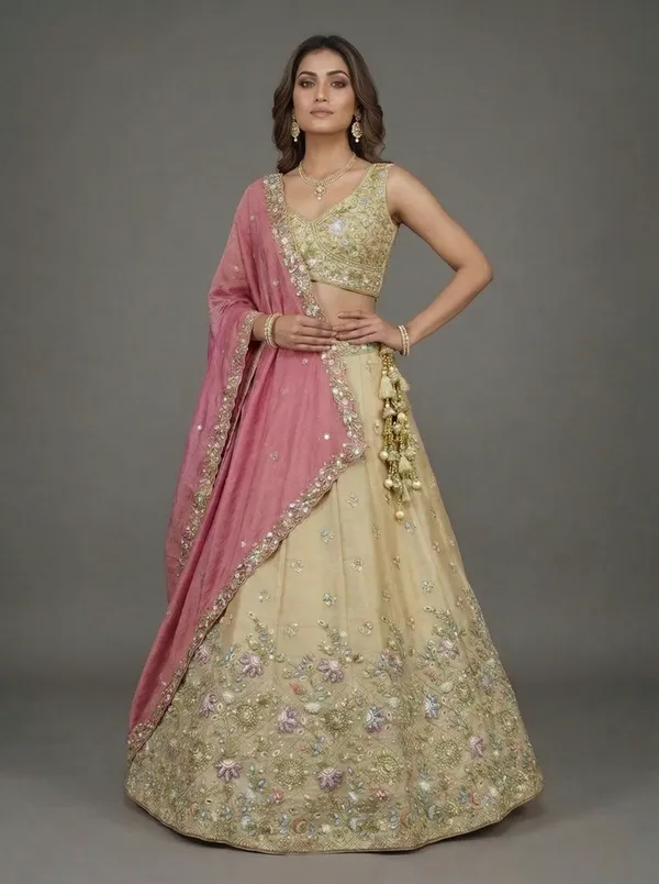 Gold_Embroidered_Lehenga_Choli_Set_for_Women