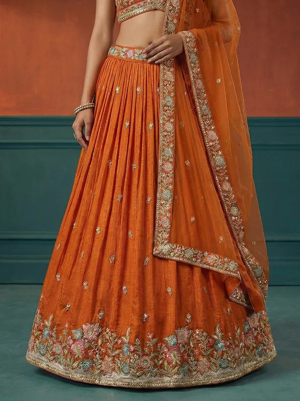Orange_Embroidered_Lehenga_Choli_Set_for_Women