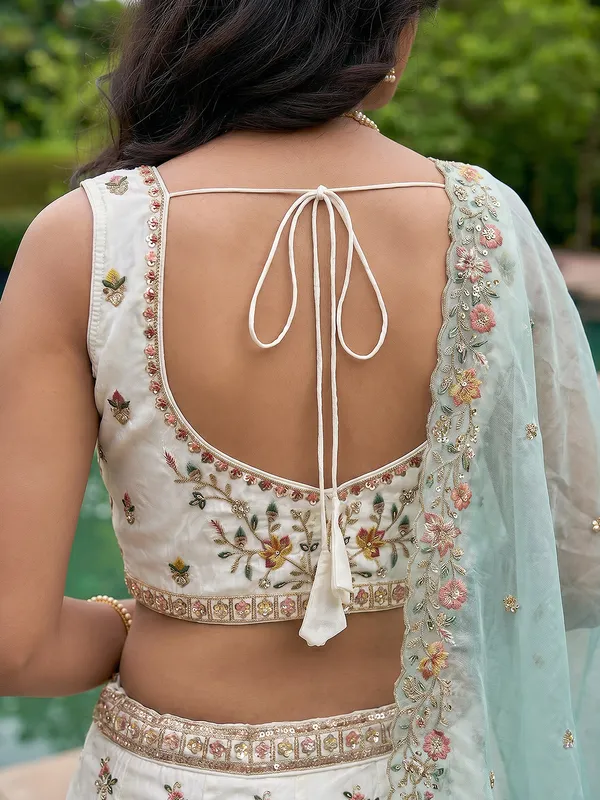 Mint_White_Embroidered_Lehenga_Choli_for_Women