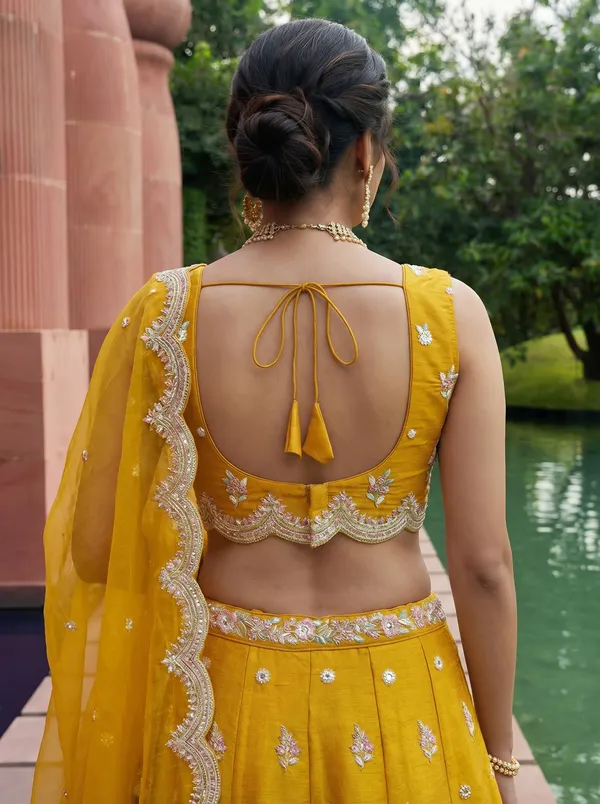Yellow_Embroidered_Lehenga_Choli_Set_for_Women