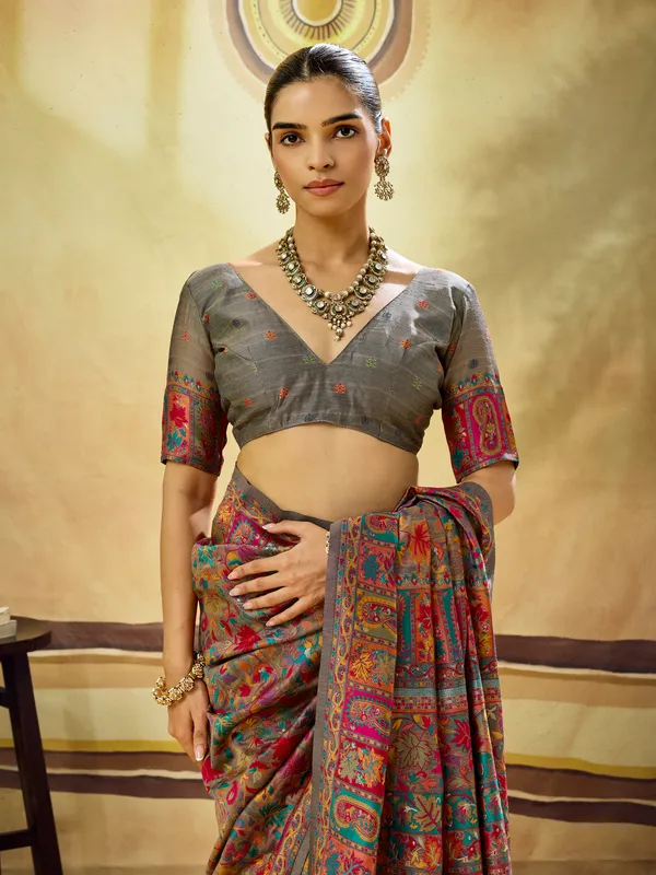 Multicolor_Printed_Saree_for_Women