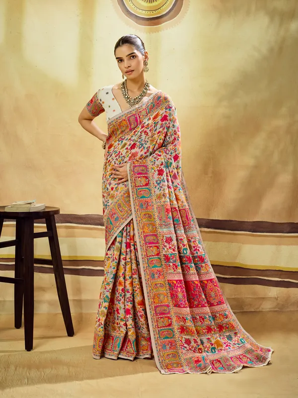 Multicolor_Printed_Saree_for_Women