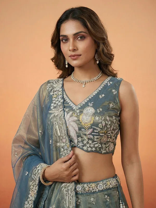 Blue_Grey_Embroidered_Lehenga_Choli_Set_for_Women