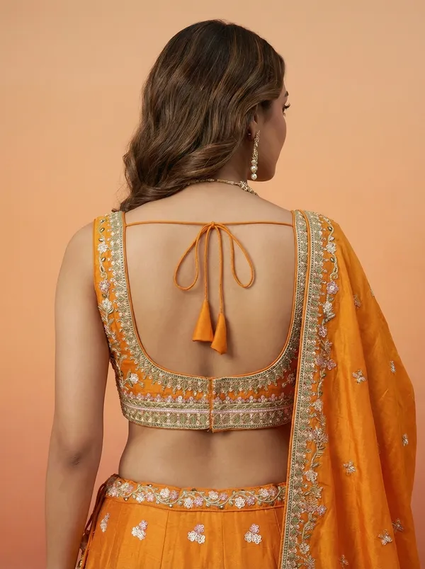 Orange_Embroidered_Lehenga_Choli_Set_for_Women