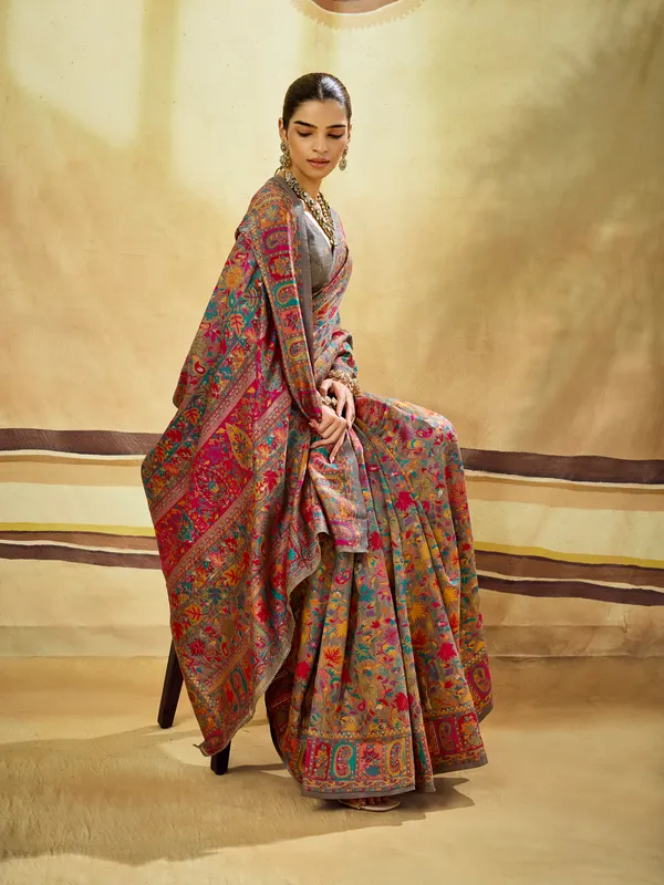 Multicolor_Printed_Saree_for_Women