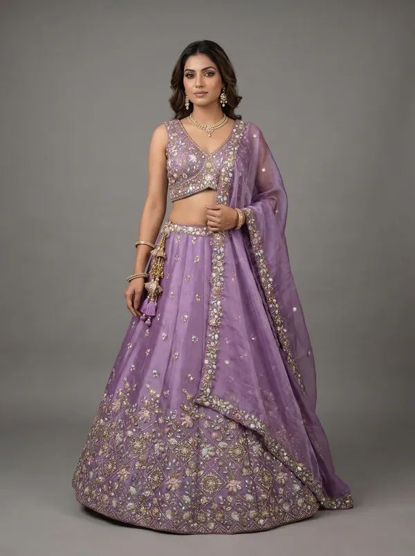 Purple_Embroidered_Lehenga_Choli_Set_for_Women