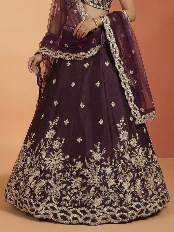 Purple_Embroidered_Flared_Lehenga_Choli_for_Women