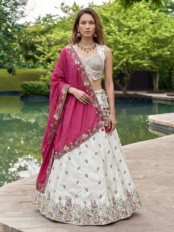 Pink_And_White_Embroidered_Lehenga_Choli_for_Women