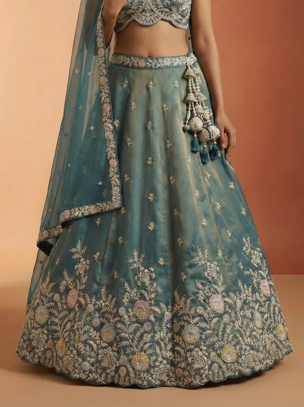 Blue_Embroidered_Lehenga_Set_for_Women