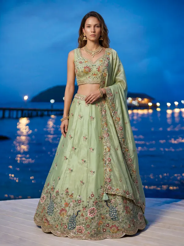 Green_Embroidered_Flared_Lehenga_Choli_Set_for_Women