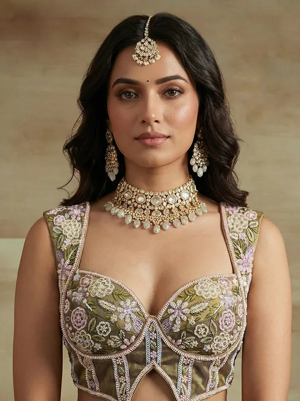 Olive_Embroidered_Lehenga_Set_for_Women