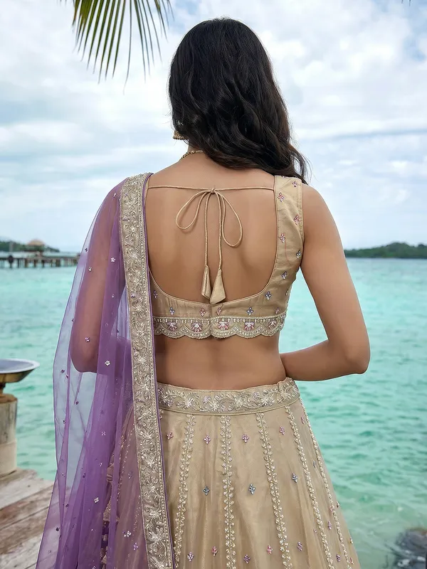 Beige_Embroidered_Lehenga_Choli_Set_for_Women