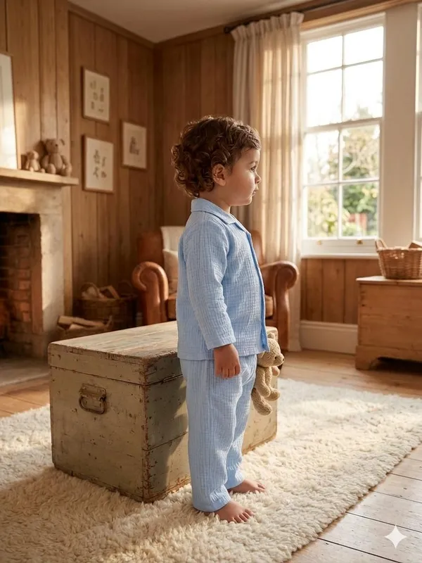 Light_Blue_Cotton_Relaxed_Fit_Co_Ord_Set_For_Babies