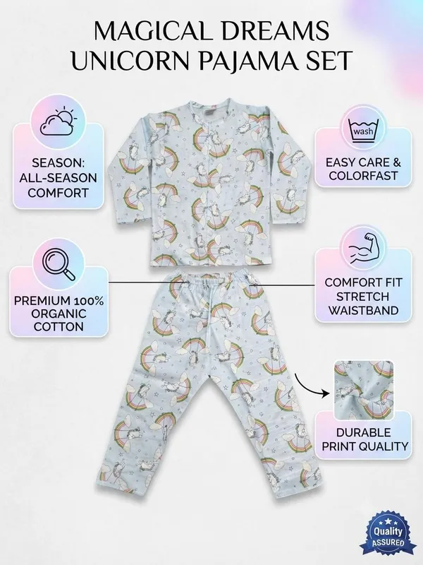 Light_Blue_Muslin_Relaxed_Fit_Rainbow_Print_Night_Suit_For_Kids