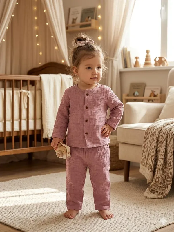 Mauve_Cotton_Relaxed_Fit_Co_Ord_Set_For_Babies