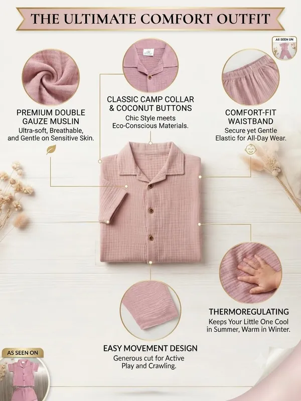 Mauve_Cotton_Relaxed_Fit_Co_Ord_Set_For_Babies