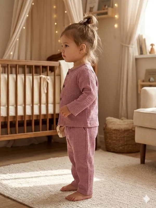 Mauve_Cotton_Relaxed_Fit_Co_Ord_Set_For_Babies