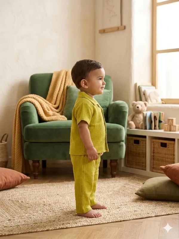 Yellow_Cotton_Relaxed_Fit_Co_Ord_Set_For_Babies
