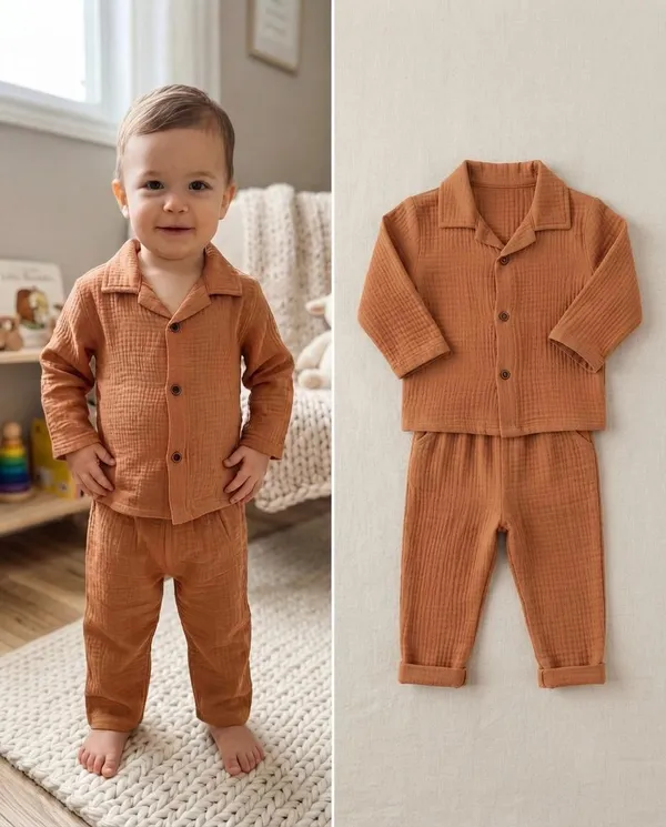 Brown_Cotton_Relaxed_Fit_Co_Ord_Set_For_Babies