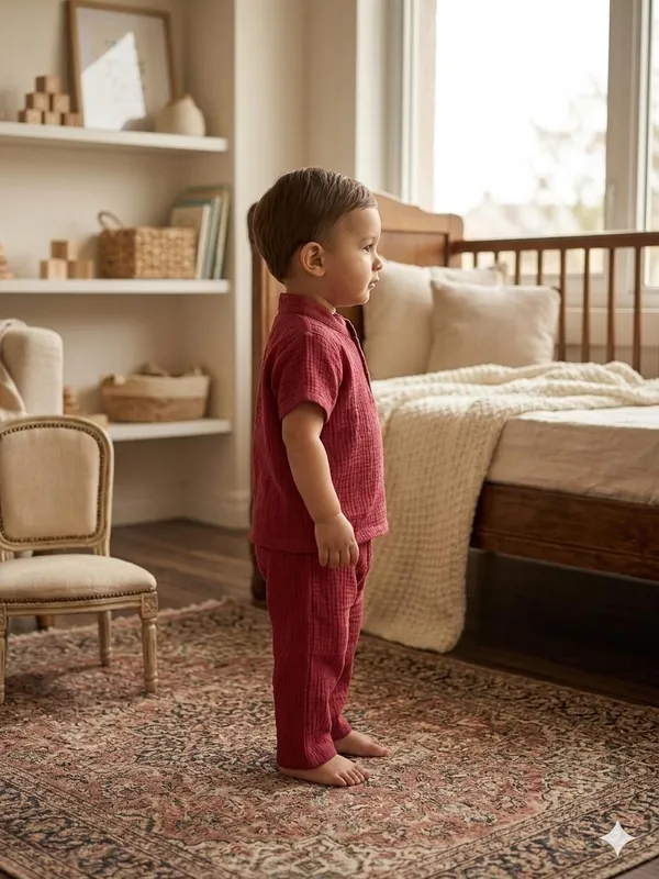 Maroon_Cotton_Relaxed_Fit_Co_Ord_Set_For_Babies