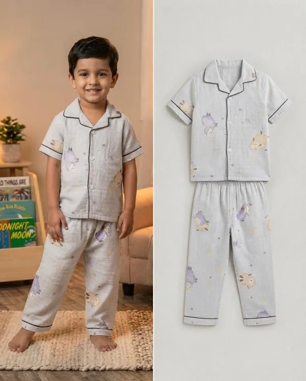 Light_Grey_Cotton_Relaxed_Fit_Printed_Night_Suit_For_Kids