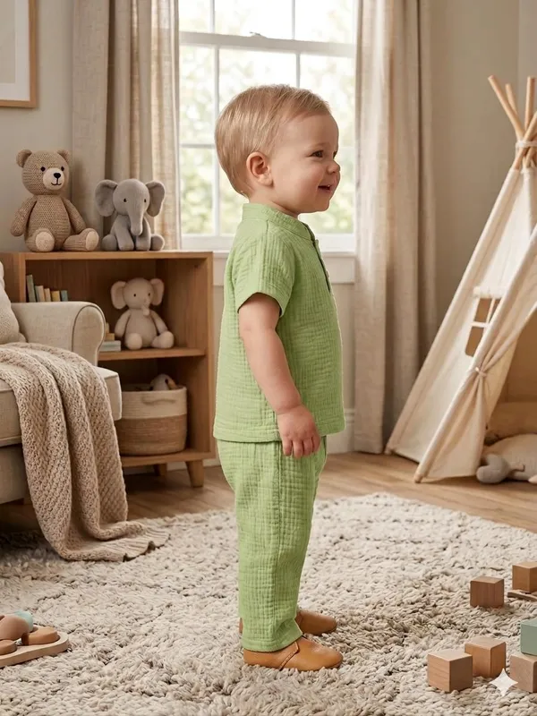 Green_Cotton_Relaxed_Fit_Co_Ord_Set_For_Babies