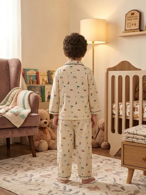 Cream_Cotton_Twill_Relaxed_Fit_Printed_Night_Suit_For_Kids