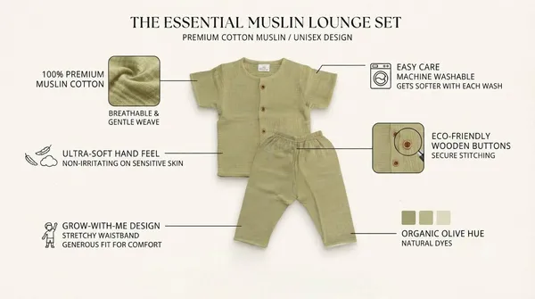 Olive_Green_Cotton_Relaxed_Fit_Co_Ord_Set_For_Babies