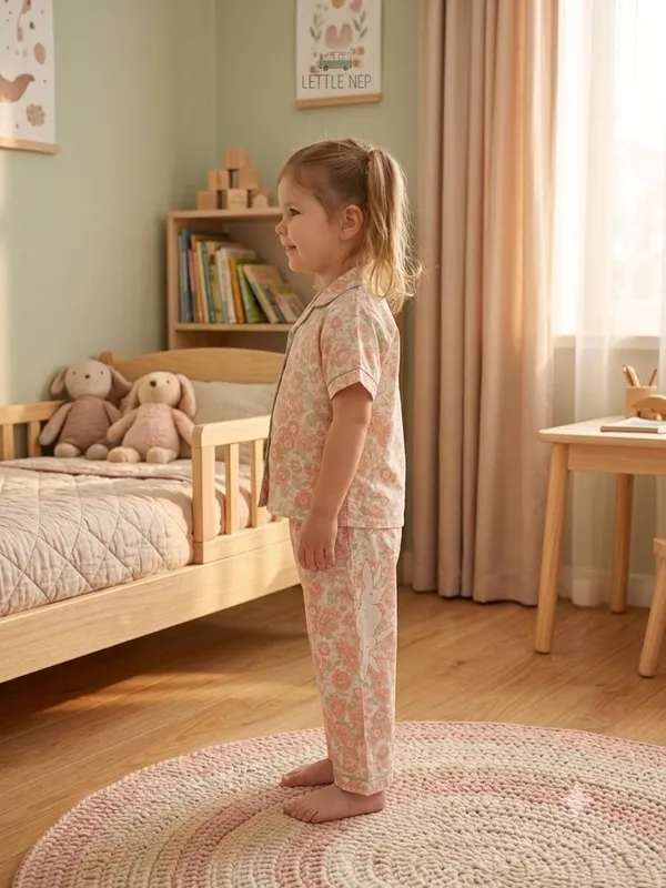 Pink_Cotton_Relaxed_Fit_Floral_Printed_Night_Suit_For_Kids