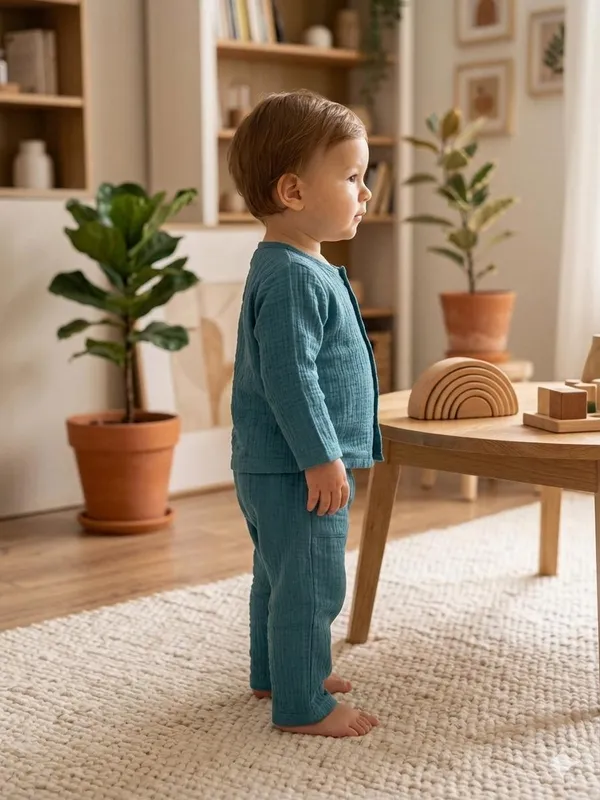 Teal_Cotton_Relaxed_Fit_Co_Ord_Set_For_Babies