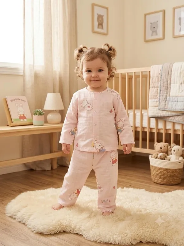 Pink_Muslin_Relaxed_Fit_Printed_Night_Suit_For_Babies