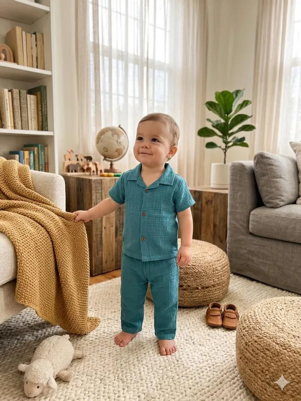 Teal_Cotton_Relaxed_Fit_Co_Ord_Set_For_Babies