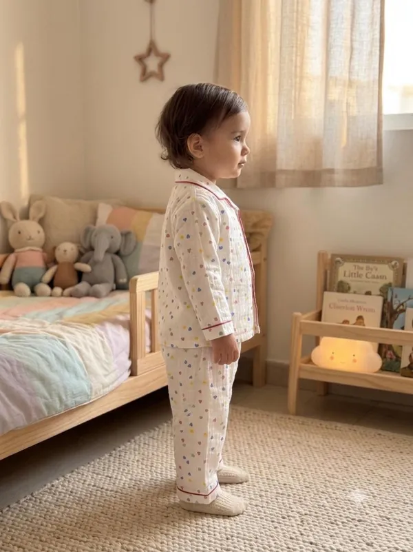 Cream_Muslin_Relaxed_Fit_Printed_Night_Suit_For_Babies